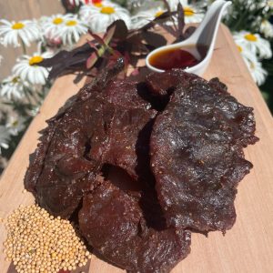 maple mustard beef jerky picture